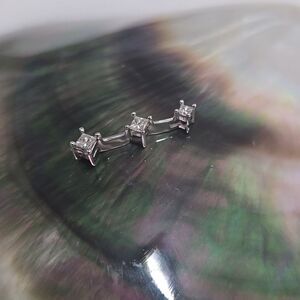 14k White Gold Diamond Pendant